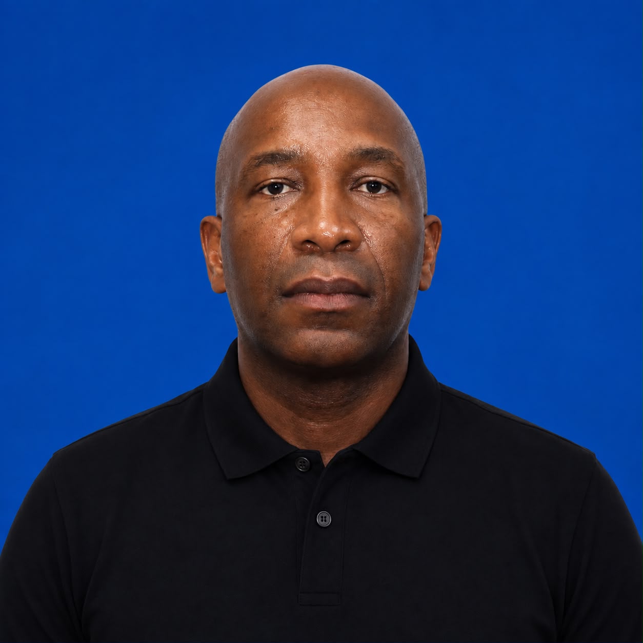 Portrait of basketball coach Frantz Adelson.